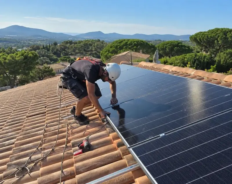 Installateur panneaux solaires Aubas — pose photovoltaïque sur toiture