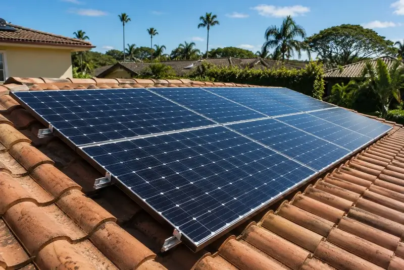 Installation de panneaux solaires à Aubas